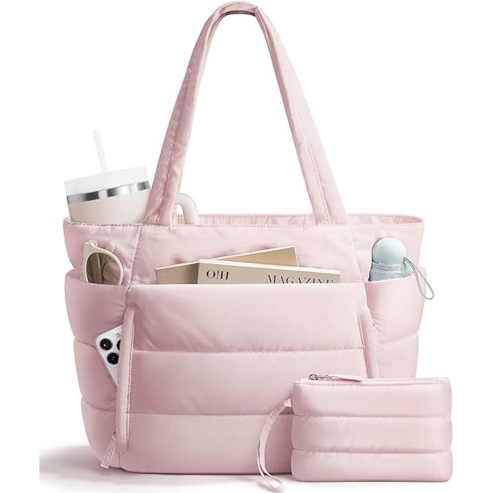 Accordion Wallet Zip - Borsa Tote Imbottita Grande Capacità per