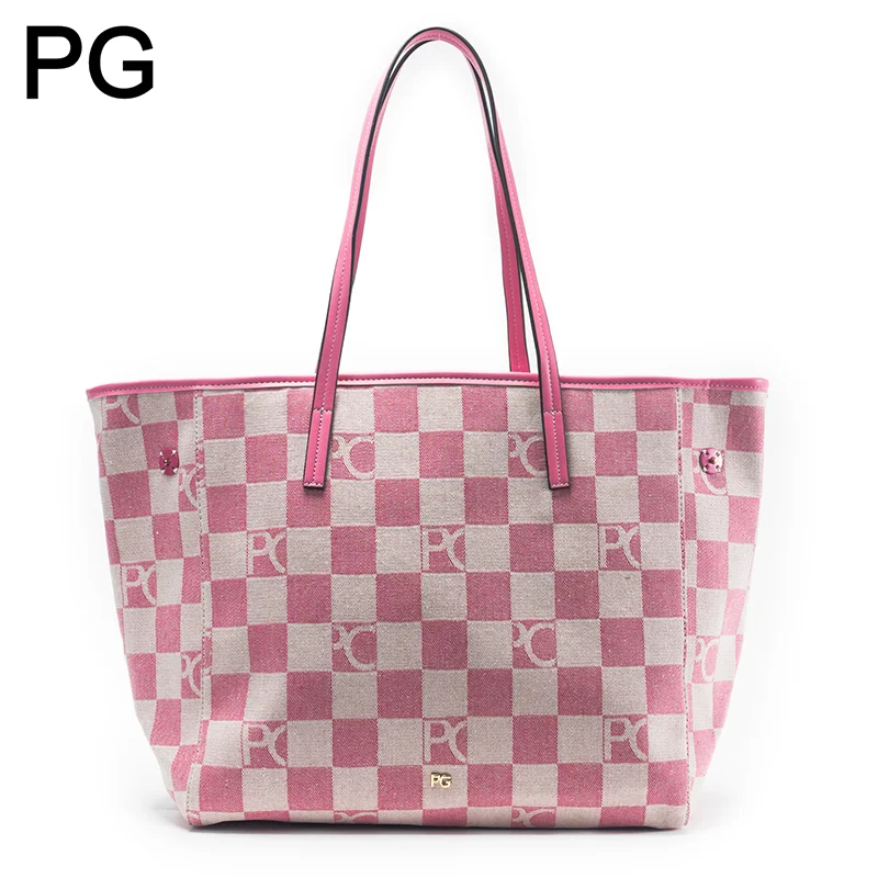 Tote Bag Leather Monogram - Borsa a Tracolla da Donna PG