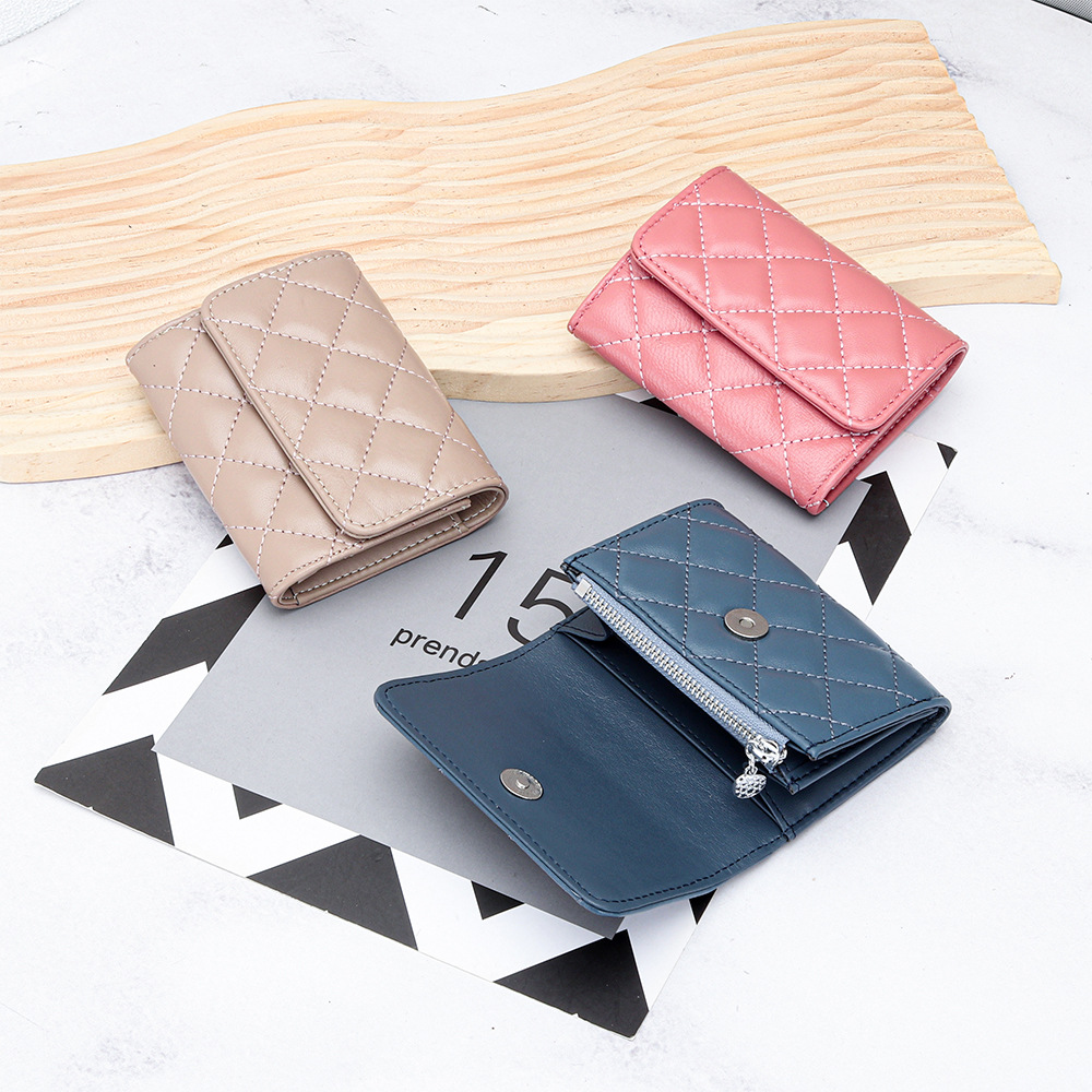 Luxury Bags Brand Names - Porta carte trapuntato in pelle di