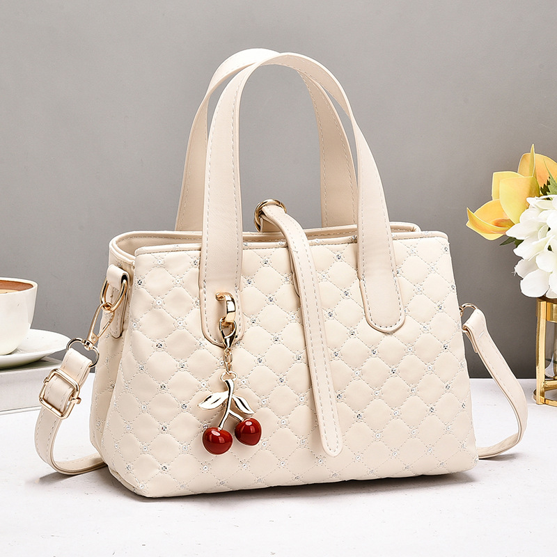 Tote Bag Leather Monogram - Nuova Borsa a Tracolla da Donna,