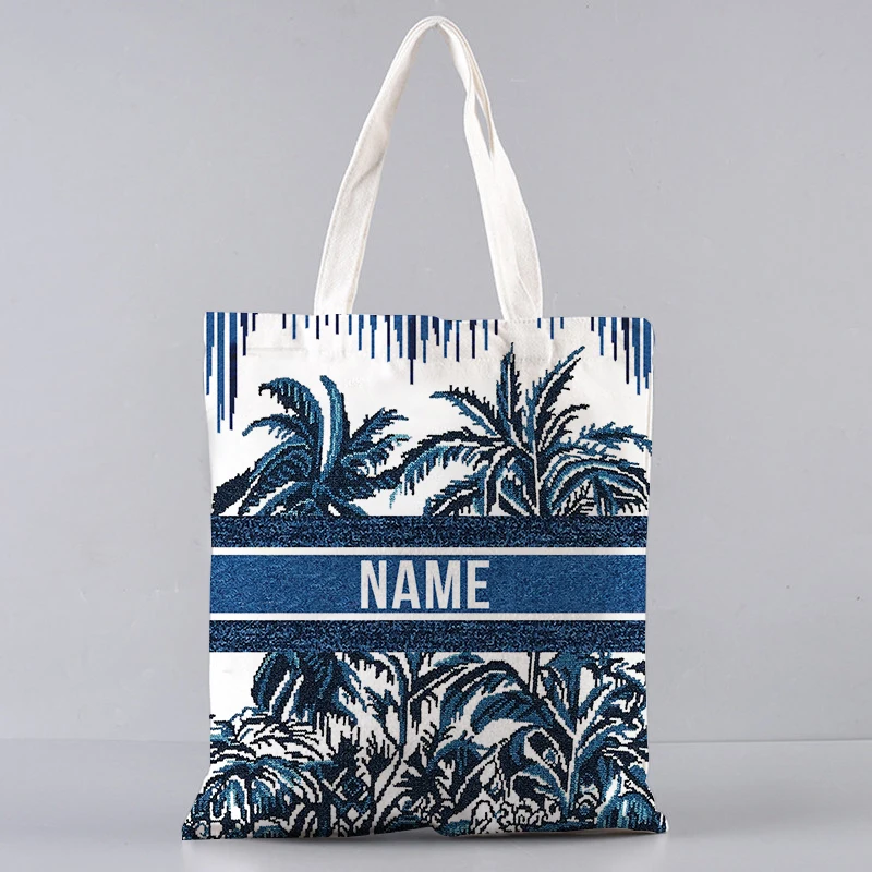 Borsa Tote in tela con testo p - Luxury Bags Brand Names recensione e prezzo