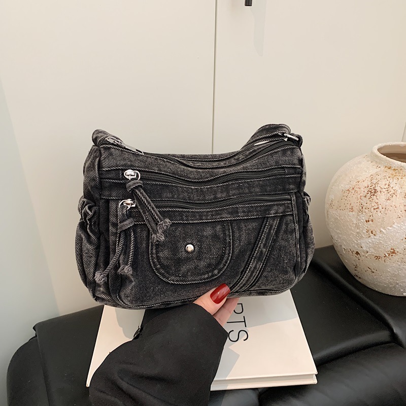 Borsa in denim blu retrò stile - Luxury Bags Denim recensione e prezzo
