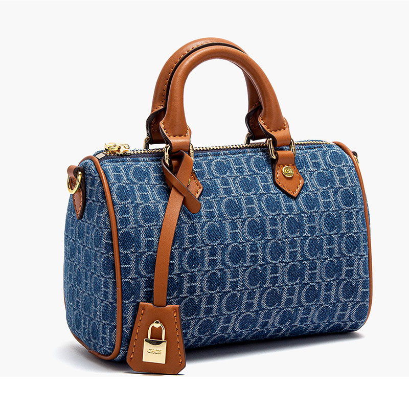 Borsa Boston in Denim Vintage  - Luxury Bags Denim recensione e prezzo