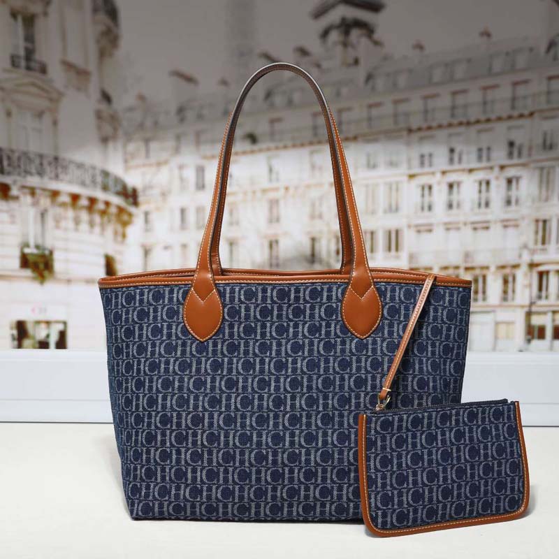 Borsa tote in denim con monogr - Tote Bag Leather Monogram recensione e prezzo