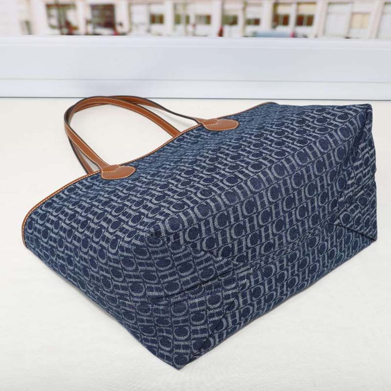 Borsa tote in denim con monogr - Tote Bag Leather Monogram recensione e prezzo