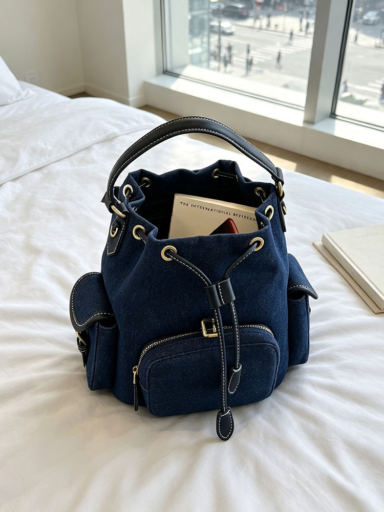Zaino da Donna in Denim Blu 20 - Luxury Bags Denim recensione e prezzo