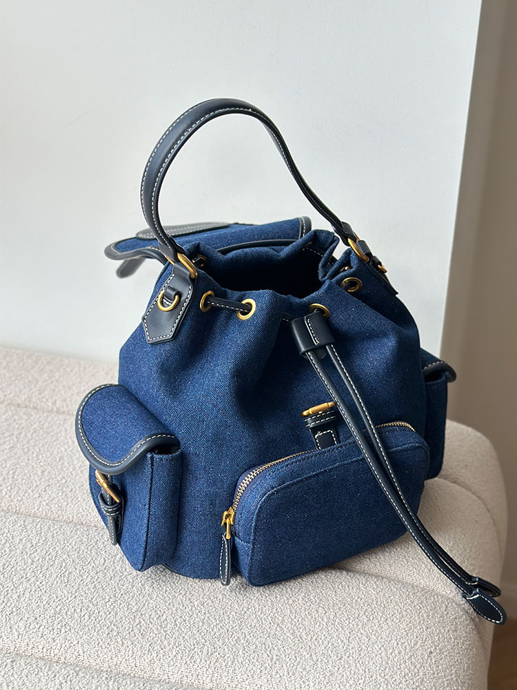 Zaino da Donna in Denim Blu 20 - Luxury Bags Denim recensione e prezzo
