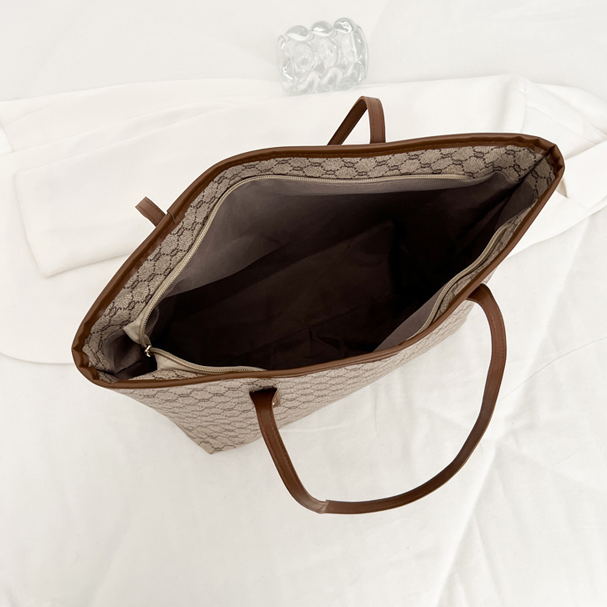 Borsa Tote Vintage di Lusso pe - Tote Bag Leather Monogram recensione e prezzo