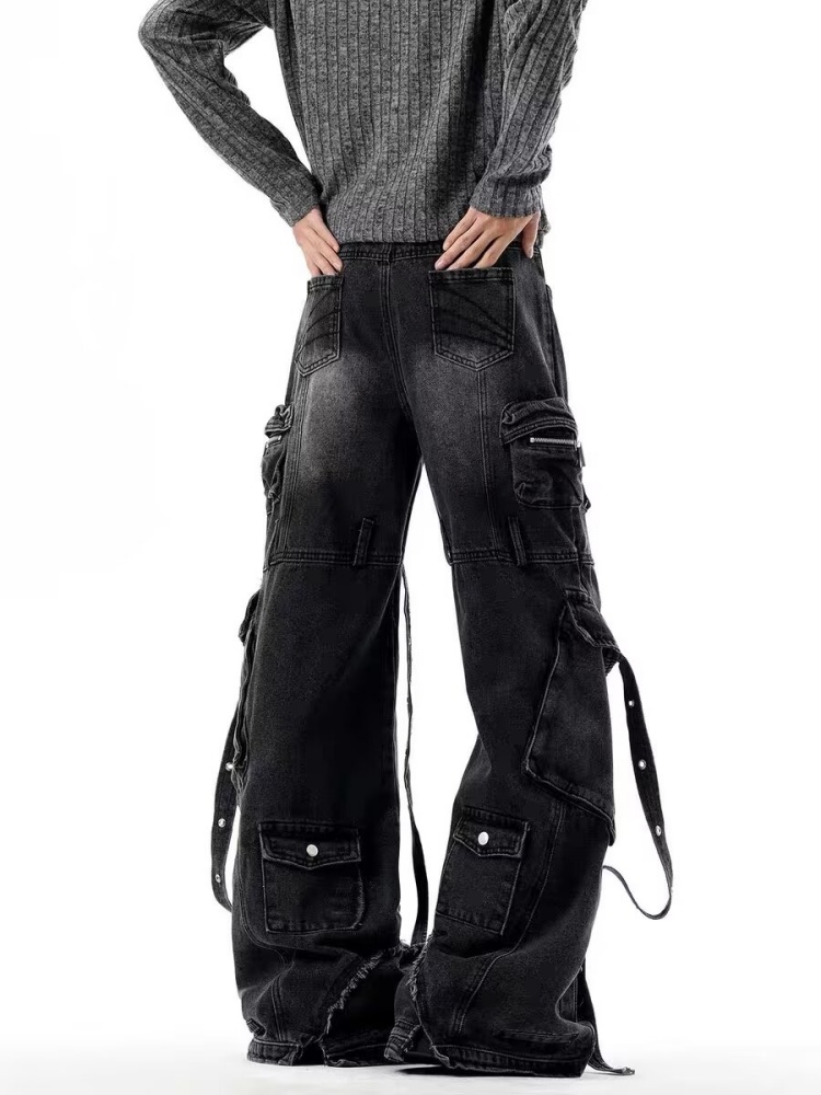 Jeans Cargo Neri Lavati Stile  - Luxury Bags Denim recensione e prezzo