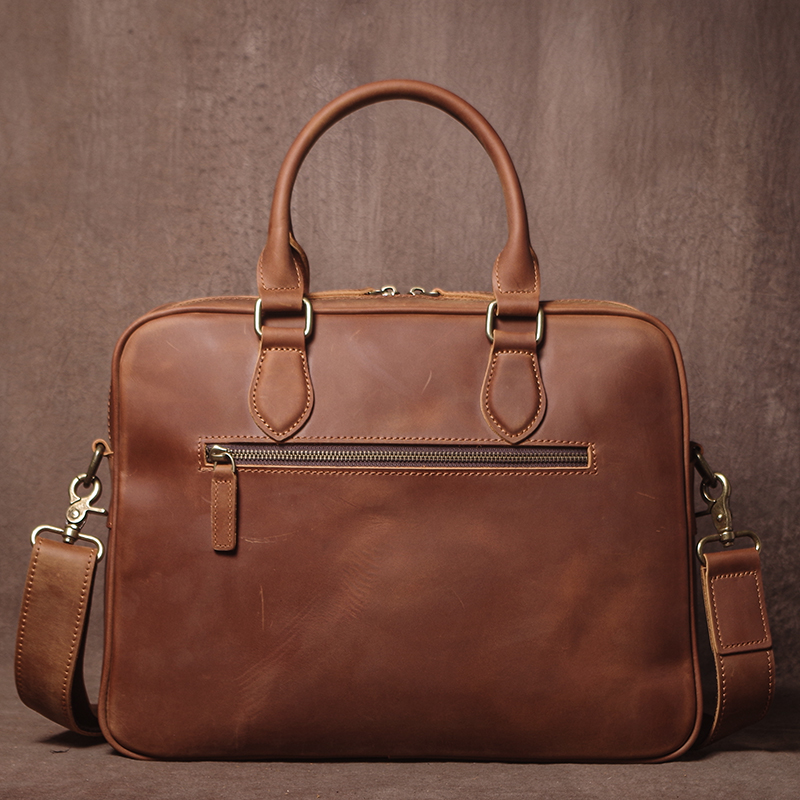 GURO Uomo Crazy Horse Valigett - Luxury Tote Bags With Zipper recensione e prezzo