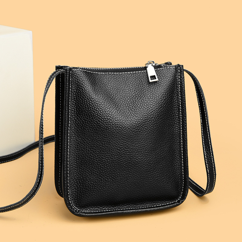 Borsa a Tracolla in Vera Pelle - Accordion Wallet Zip recensione e prezzo